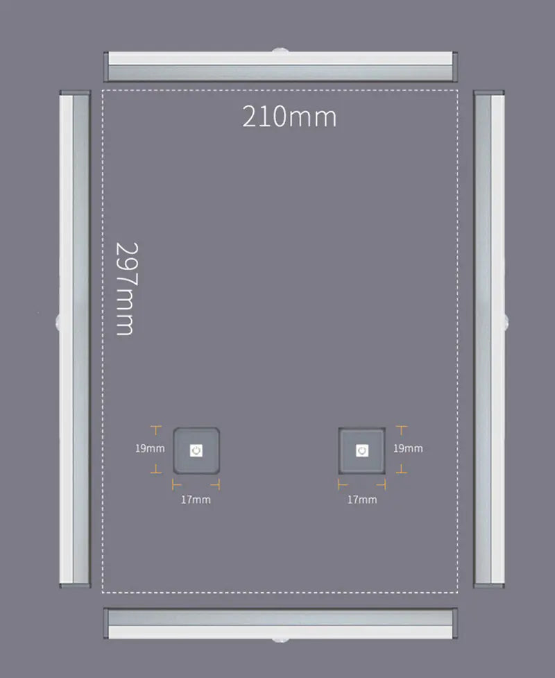 USB Rechargeable LED Motion Sensor Cabinet Light